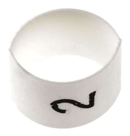 TE Connectivity - TRSA-1019/E/1/2 - TE Connectivity 100װ ɫ ̶ ±ʶ TRSA-1019/E/1/2, 2  6mmֱ, ӡ"2"ͼ		