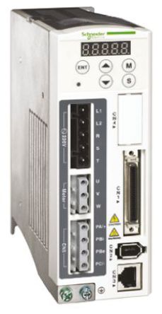 Schneider Electric - LXM23DU04M3X - Schneider Electric 0.4 kW   ŷ LXM23DU04M3X, 2.6 A, 220 V, 162mm, 60mm, 146mm, 0  +55 C		