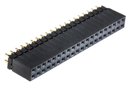 Samtec - ESQ12037GD - Samtec ESQ ϵ 40· (2) 2.54mmھ ֱ ͨ ĸ · ESQ12037GD		