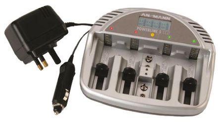 Ansmann - 5707083/UK - Ansmann 5707083/UK 2 (9V)/4 (AA)/4 (AAA)/4 (C)/4 (D) Powerline 5 LCD / س, Ӣͷ		