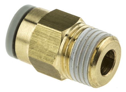 SMC - KQ2H06-01AS - SMC KQ2 ϵ KQ2H06-01AS ͭ ֱ-, R 1/8 , ʽ 6 mm, -5  +60°C		