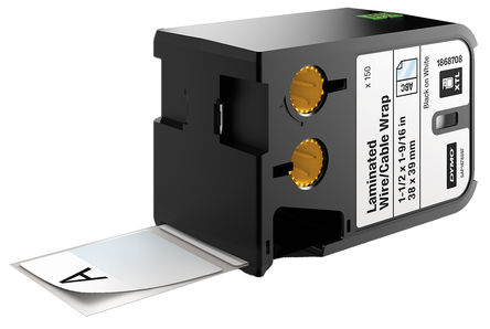 DYMO XTL - 1868708 - DYMO XTL 150װ ׵׺ ճ̶ ±ʶ 1868708, 38 mm		