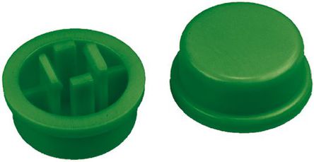 Apem - KTSC22G - Grn roundcap for keyboard switch,12x12mm		