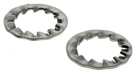 RS Pro - DIN 6798J A4 SS M12 - RS Pro  ڳ ɵȦ DIN 6798J A4 SS M12, M12, 20.5mm⾶/13mmھ, 1.08mm, 316, A4		