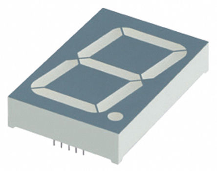 Kingbright - SA18-11CGKWA - Kingbright 1ַ 7  ɫ LED  SA18-11CGKWA, 140 mcd, ҲС, 44.5mmַ, ͨװװ		