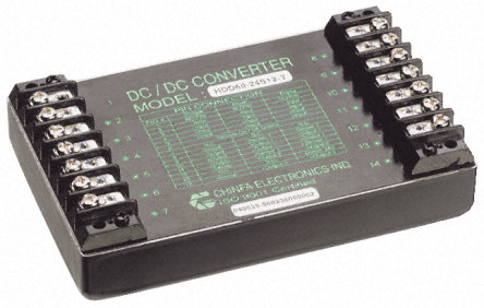 Chinfa - HDD60-24S24T - Chinfa 60W ʽֱ-ֱת HDD60-24S24T, 18  36 V ֱ, 24V dc, 2.5A, 1.5kV dcѹ,  HH 60-Tװ		