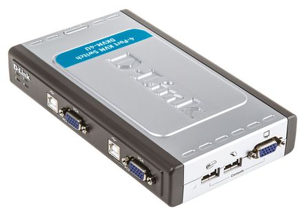 D-Link - DKVM-4U - D-Link KVM л DKVM-4U, 4˿, USB, VGA		
