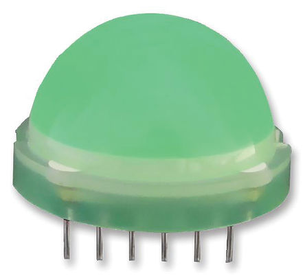 Kingbright - DLA/6SGD - Kingbright 6 ɫ (568 nm ) LED DLA/6SGD, 100 mcd, 120 ӽ 20 mm ͨ		