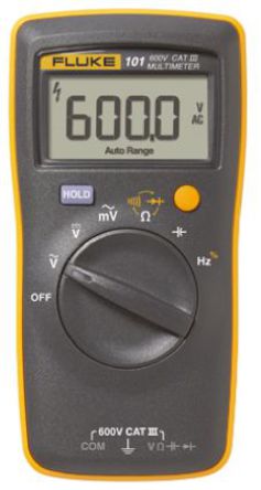 Fluke - Fluke-101 - Fluke 101 600V ac ñ, 400   40 M, 50 nF  100 F		