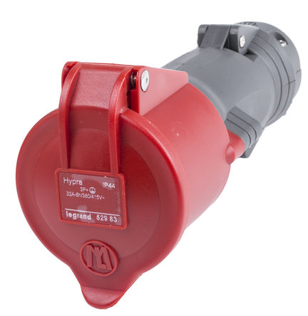 Legrand - 0 529 83 - Legrand IP44 ɫ 4  32A  ҵԴ 0 529 83, 143 x 143 x 131mm		