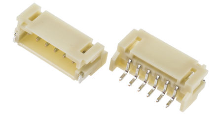 JST - S6B-PH-SM4-TB(LF)(SN) - JST PH ϵ 6· 2mmھ (1) ֱ PCB  S6B-PH-SM4-TB(LF)(SN), Ӷ˽, 2A, 氲װ		