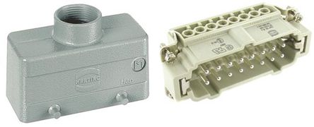Harting - 09330162601+19300161421 - Harting Han E ϵ 16  ͷ RJ45-Rangierfeld װǲ׼ 09330162601+19300161421, M25 Ƴߴ, 16A, 500 V		