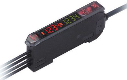 Omron - E3X-MDA41 OMS - Omron E3X-MDA41 OMS ˴, ɫ LEDԴ, PNP, 1080 mW, IP50, 12  24 V ֱ		