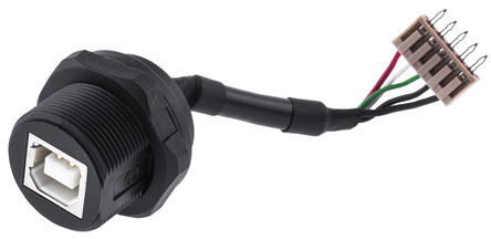 ASSMANN WSW - A-USB-BPFS - ASSMANN WSW ֱ ĸ USB 2.0 B  USB  A-USB-BPFS, 尲װ, 30 V, 1A		