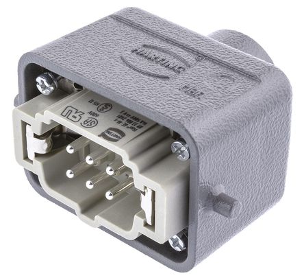 Harting - 09300061441+09330062601 - Harting Han E ϵ 6  ͷ 󸺺ɵԴ׼ ׼ 09300061441+09330062601, PG16 Ƴߴ, 16A, 500 V		