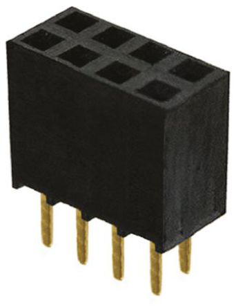 Samtec - SSW-104-02-S-D - Samtec SSW ϵ 2 8· ֱ 2.54mmھ ͨ ӡˢ· SSW-104-02-S-D, Ӷ˽, ԰		