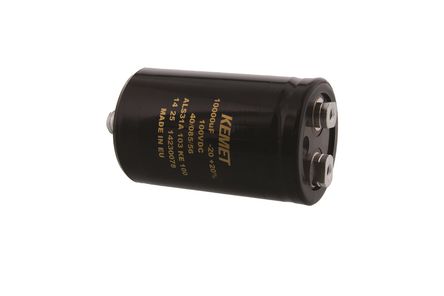 KEMET - ALS31A103KE100 - KEMET ALS31 ϵ 100 V ֱ 10000F װ  ALS31A103KE100, 20%ݲ, 28m(ֵ), +85C,  - ݶ߶ӣװ		