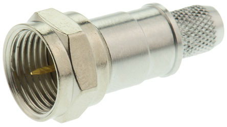 Telegartner - J01600A0004 - Telegartner ֱ 75 °װ  F  J01600A0004, ѹӶ˽, 0  3GHz, 0.8/3.7-6.15		