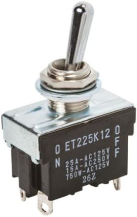 Fujisoku - ET225K12-Z - Fujisoku DPST л ET225K12-Z,  - , 15 A@ 250 V 25 A@ 125 V 		