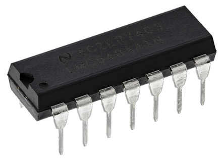 Texas Instruments - LMC6484AIN/NOPB - Texas Instruments LMC6484AIN/NOPB · Ŵ, 1.5MHz, 5  15 VԴѹ, CMOS, 14 MDIPװ		