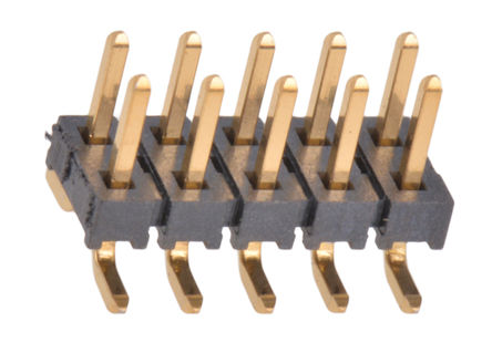 Samtec - TMM-105-01-G-D-SM - Samtec TMM ϵ 10· 2mmھ (2) ֱ Ź TMM-105-01-G-D-SM, Ӷ˽, 3.9A, 氲װ		