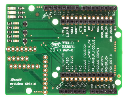 SparqEE - ShieldAv1-0 - SparqEE Դ Arduino Shield ShieldAv1-0		