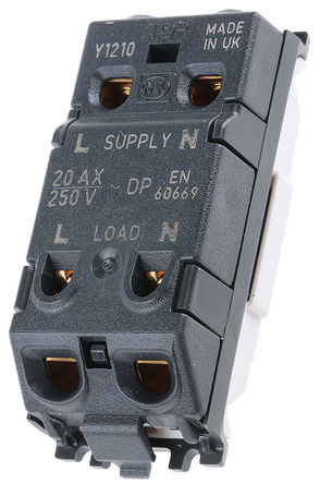 MK - K4896N WHI - MK Grid Plus ϵ 1 · MK դ IP2X 20 A 250 V  ɫ  ؼȩ ť ƿ K4896N WHI, 2, ϵݶӶ ʹ		