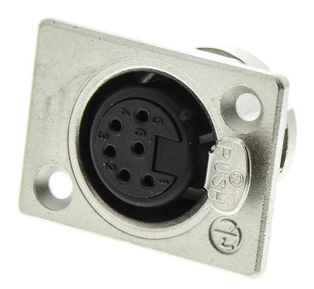 Neutrik - NC6FP1 - Neutrik 6·  尲װ XLR  NC6FP1, , 50 V		