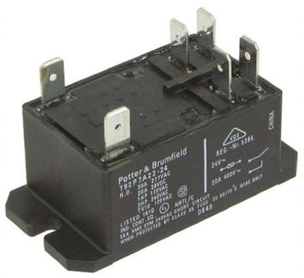 TE Connectivity - T92P7A22-24 6-1393211-0 - TE Connectivity T92P7A22-24 6-1393211-0 DPNO 尲װ Ǳ̵, 24V		