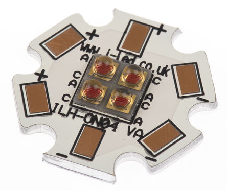 Intelligent LED Solutions - ILH-ON04-RDOR-SC201 - ILS OSLON4 PowerStar ϵ 4 Ⱥɫ Բ LED  ILH-ON04-RDOR-SC201, 328 lm		