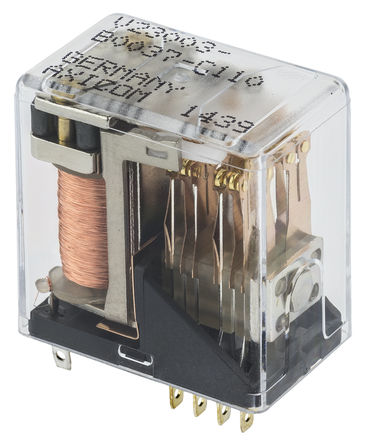 TE Connectivity - V23003B  37C110 - TE Connectivity V23003B 37C110 4 ˫ Plug In ̵, 3 A, 24V dc, źӦ		