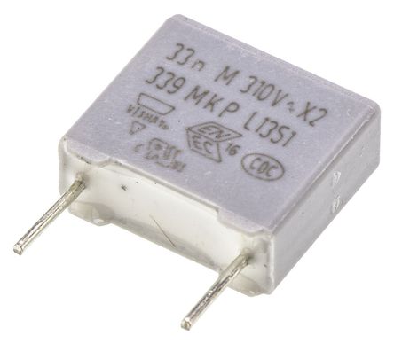 Vishay - BFC233920333 - Vishay MKP 339 ϵ 33nF ۱ϩ (PP) BFC233920333, 20%, 310 V , ͨ		