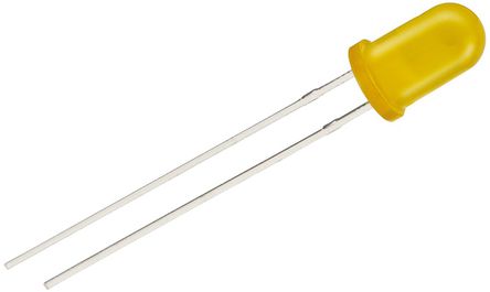 Wurth Elektronik - 151051YS04000 - Wurth Elektronik WL-TMRC ϵ ɫ (590 nm ) LED 151051YS04000, 2.4 V, 30mA, 450 mcd, 40ӽ 5mm (T-1 3/4) ͨ		