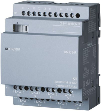 Siemens - 6ED1055-1CB10-0BA2 - Siemens LOGO! 8 ϵ 6ED1055-1CB10-0BA2 չģ, 8 x , 8 x , 24 V		