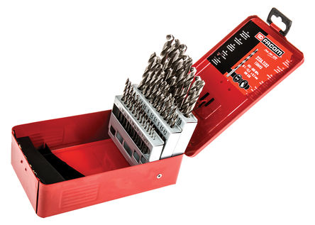 Facom - 222A.TJ32 - Facom 222A.TJ32 32 ٸ 1  10.5 mm Ground Twist Drill Set		