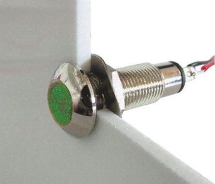 Marl - 537-532-75 - Marl 537-532-75 7 mm  ɫ LED ָʾ, ƬӶ, 8.1mmװ׳ߴ, 110 V 		