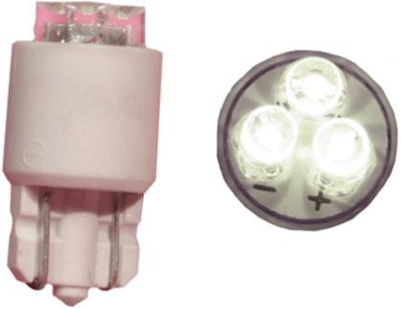 JKL Components - LE-0903-02W - JKL Components ɫ Ш LEDָʾƵ LE-0903-02W, 12 V ֱ, 15 mA, 10.4mmֱ, 120ӽ		