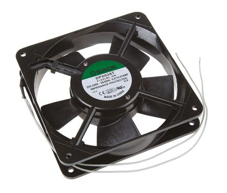 Sunon - DP203AT/2122LBL.GN - Sunon DP ϵ 13W 220  240 V   DP203AT/2122LBL.GN, 91.8m3/h, 1900rpm, 120 x 120 x 25mm		