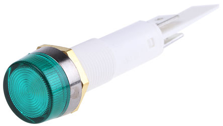 Arcolectric - C027700NAG - Arcolectric C027700NAG 14.6 mm ͹ ɫ neon ָʾ, ƬӶ, 10mmװ׳ߴ, 110 V 		