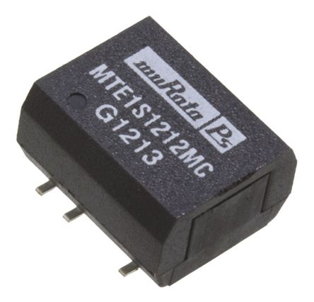 Murata Power Solutions - MTE1S0315MC - Murata Power Solutions MTE1 ϵ 1W ʽֱ-ֱת MTE1S0315MC, 2.97  3.63 V ֱ, 15V, 67mA, 1kV dcѹ, 86%Ч		