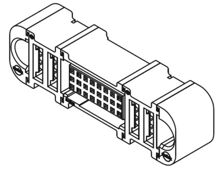 Molex - 046562-3003 - Molex EXTREME TEN60POWER ϵ 3 28· ֱ ѹǶ ĸ RJ45-Rangierfeld 046562-3003, Ӷ˽, 		