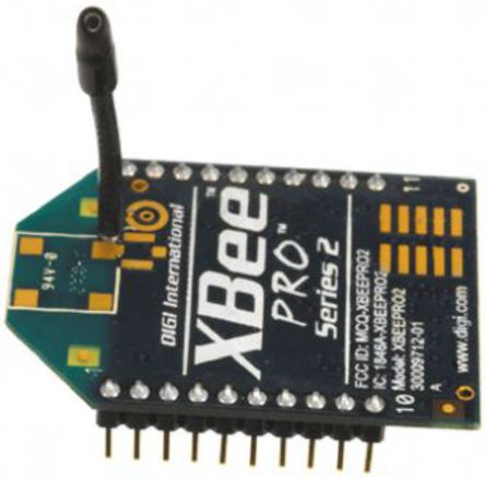 Digi International - XBP24BZ7WIT-004J - Digi International XBP24BZ7WIT-004J ZigBee ģ, +10dBm, -102dBm, ADC, DIO, UART, WPANӿ, 2.7  3.6V		