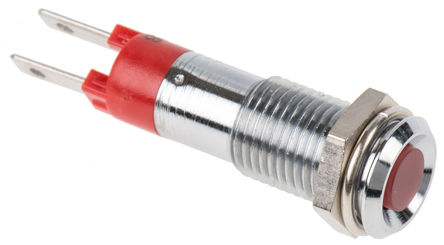 Signal Construct - SMCP08014 - Signal Construct SMCP08014 5 mm  ɫ LED ָʾ, ƬӶ, 8mmװ׳ߴ, 24 V ֱ		