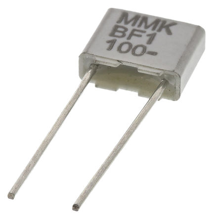 KEMET - MMK5104J100J01L15.0CBULK - KEMET MMK ϵ 100nF ͨ PET  (PET) MMK5104J100J01L15.0CBULK, 5%ݲ, 63 V 100 V , -55  +100 C		