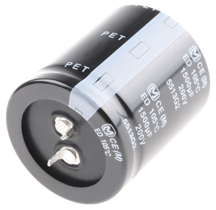 Panasonic - EETED2D152LJ - Panasonic TS ҧʽ ϵ 200 V ֱ 1500F ͨ  EETED2D152LJ, 20%ݲ, 99m(ֵ), +105C		