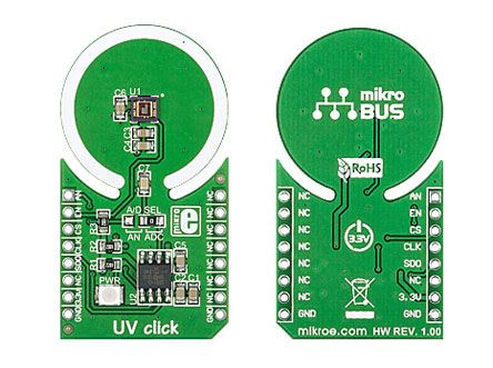 MikroElektronika - MIKROE-1677 - MikroElektronika UV click հ ԰ MIKROE-1677;  ML8511		