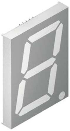 Kingbright - SA40-19CGKWA - Kingbright 1ַ 7  ɫ LED  SA40-19CGKWA, 100 mcd, ҲС, 101.2mmַ, ͨװװ		