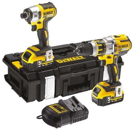 DeWALT - DCK255P2-GB - Dewalt DCK255P2 ӵ ׼, 18V, 5Ah		