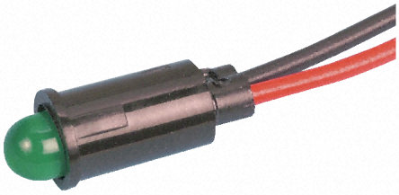 Dialight - 559-5301-007F - Dialight 559-5301-007F ͹ ɫ LED ָʾ, ߽Ӷ, 0.25inװ׳ߴ, 2.2 V		