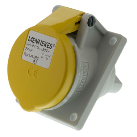 Mennekes - 1462 - Mennekes ɫ 3P ҵԴ 20  尲װ  1462, 16A, 110 V, IP44		